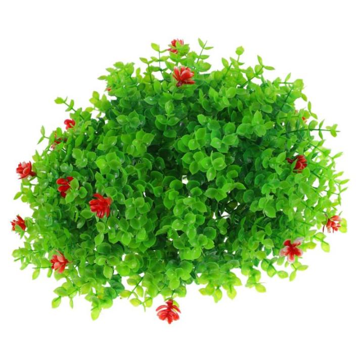 3St Dekorative Grasbälle für den Garten kunsthängepflanzen Künstliche Pflanzenkugel Topiary-Kugeln künstlicher Formschnitt gefälschte Pflanzenformschnittbälle Indoor-Topiary