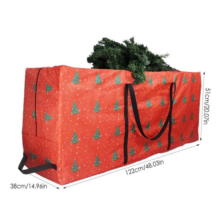 Weihnachtsbaumaufbewahrung - Weihnachtsbaum Tasche Extra Groß, Weihnachtsbaum-Aufbewahrungstasche mit 4 Griffen und breiter Öffnung | Weihnachtsbaum-Aufbewahrungstasche für 4 Fu