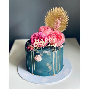 Set van 2 kunstpalmbladeren kunstplant palm PU kunstbladeren met buigzame stee decoratie kunstplant voor huis tuin feest kantoor decoratie bloemenversiering