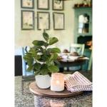 28 cm in pot voor woondecoratie, kunstkamerplant, camellia, bloemstukken, thuis- en kantoor, decoratie, desktop, bonsai, met potten, tafeldecoratie huis, balkon,