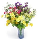 Zijdebloem boeket cineraria voor bruiloft party feest huis kantoor bar decor