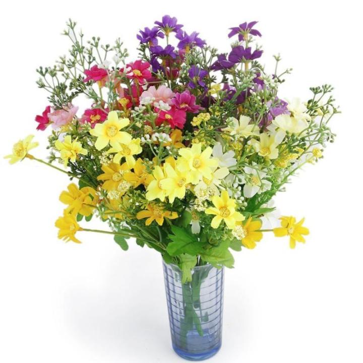 Zijdebloem boeket cineraria voor bruiloft party feest huis kantoor bar decor