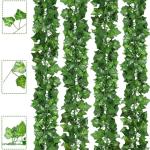 Kunstklimopslinger 2 meter, 24 stuks, , balkonplanten, decoratie, hangslinger, voor bruiloft, kantoor, keuken, tuin, feest, wanddecoratie