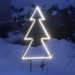 LED-Baum 240 LEDs, 65,5 cm hoch, mit Bodenstecker, Tannenbaum Outdoor M