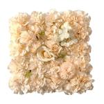 Künstliche Blumen-paneele, Für Outdoor-Indoor-hochzeitshintergrund-wanddekoration, Leicht (13,8 X 13,8 Zoll)(Color:15pcs)