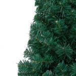 Künstlicher Halb-Weihnachtsbaum Beleuchtung Kugeln Grün 180 cmGün und Golden