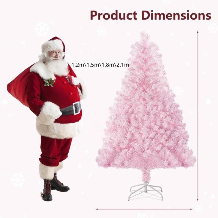Kunstkerstboom, kunstkerstbomen, geschikt voor kerstdecoratie binnen en buiten, Kerstmis (1,5 m)