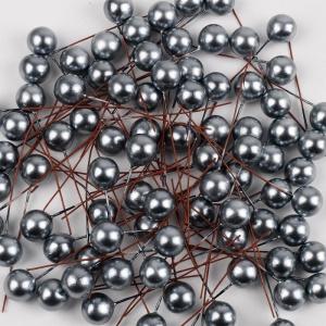 200 Stück Künstliche Beeren 12mm,Dekorative Beerenstiele,Beeren Früchte,für DIY Handwerk Dekoration,Weihnachtsbaum Weihnachtskranz Tischdeko,Hochzeit,Home Decoration,Schwarz