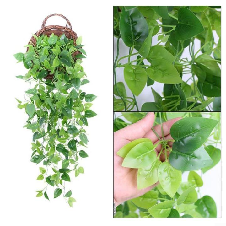 Nep klimop muur woondecoratie groene bladeren voor hotel en bruiloft tuin huis kunstmatige bladeren decor opknoping kunstmatige plant (groene dille bladeren)