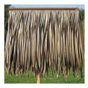 Simulation Thatch Tile Palm Thatch Rollen Plastic Natural Wild Fake Straw Artificial Fake Thatch Straw Dekoration Bauernhaus Traufe Stroh Pe Flame Retardant Plastic (Farbe: Gelb A)