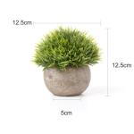 Plastic Nep Planten met Potten Decoratieve Kleurrijke Levensechte Bloem voor Thuis/Kantoor Decor Pak van 6