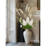 3 stuks nepbloemen hortensia witte 73,9 cm hoge kunstmatige hortensia bloemen, zijden bloemen lange steel voor bloemstuk thuis boerderij kantoor hotel decoratie