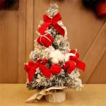 30 cm, 40 cm, 50 cm Mini-Weihnachtsbaum mit Beflockung, Weihnachtsbaum für den Schreibtisch, Verpackungsmaterialpaket DIY handgefertigter Weihnachtsbaum für Zuhause, modi，B-30c