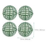 2 Sätze Blumenarrangement Topiary Sphäre Formen Ständer Für Blumenkugeln Kugelkäfig Aus Buchsbaum Topiary-käfig Blumen Für Käfig Rund Topiary Kugelrahmen Green Plastik 4 St