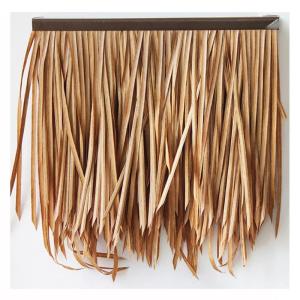 Künstliche Strohfliesen, Kunststroh, PE-PVC-Kunststoff, Künstliches Strohdach, Antikziegel, Natürliche Palmenstrohrollen, Tiki-Dach, Dekorative Gartenlandschaft (Color : Yellow 