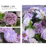 Lila Rose Lavendel Greenery Hochzeit Tisch Centerpiece Floral Ball Arrangement Event Party Requisiten Schießen Zubehör (40CM)