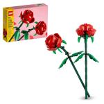 Rozen, Bloemen Bouwpakket voor Kinderen, Compatibel met Bloemenboeket Set, Woonaccessoire of Bureau Accessoire, Kerstcadeau voor Haar en Hem, Decoratie voor Meisjes en Jongens 4046