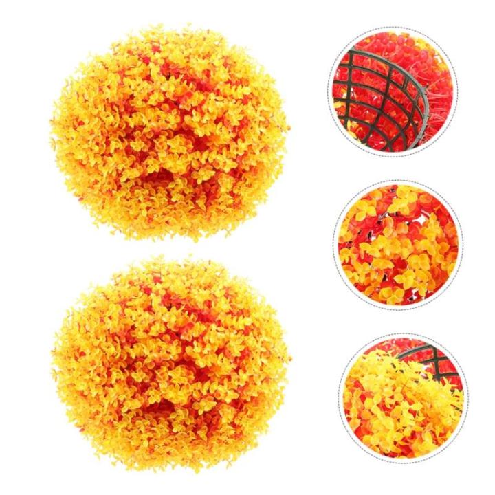 2st Eukalyptus-grasball Hängende Formschnittkugel Gefälschte Formschnittbäume Formschnittball Formschnittkugel Aus Buchsbaum Kunstrasenball Plastik Gefälschte Pflanze Künstlic