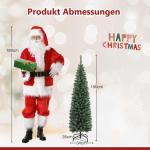 180 cm kerstboom met ledverlichting, kunstkerstboom met 390 takken en 180 ledlampen, dennenboom, kerstdecoratie voor kantoor, woning, winkel (180 cm)