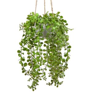 Kunstmatige planten Ficus Pumila Hangplant Kamer Wand Decoratie Aesthetische Kunstplant, Hoogte 35,5 cm, in Hanglamp