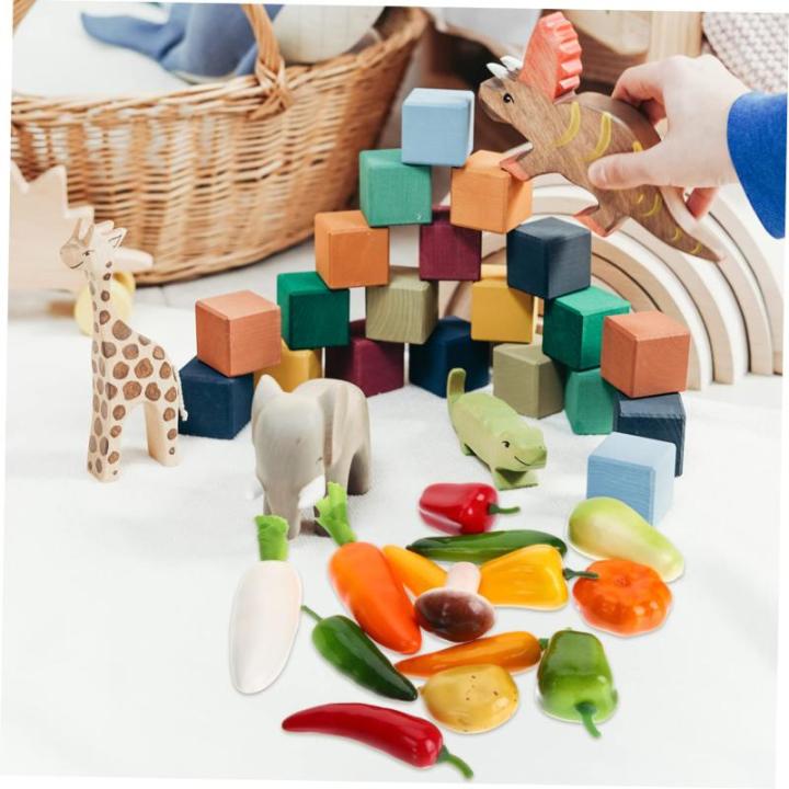5 Sätze Gefälschtes Gemüse Künstlicher Pfeffer Gefälschtes Display-Essen Lebensmittelspielzeug Lebensmitteldekor Schäumt Gemüse Modell Kartoffelspielzeug Schaum 17 Stück * 