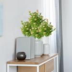 0812 Kunstbloemen, kunstbloemen als echt lente, decoratieve bloemen, kunstbloemen, roze, kunsttakken voor bloemstuk, woondecoratie, 140 stuks