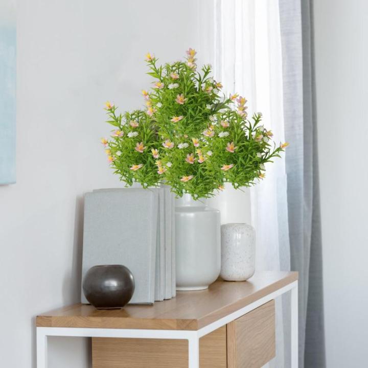0812 Kunstbloemen, kunstbloemen als echt lente, decoratieve bloemen, kunstbloemen, roze, kunsttakken voor bloemstuk, woondecoratie, 140 stuks