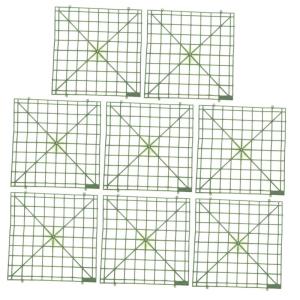 8st Reihe Blumenarrangement Gitter Basen Für Blumenarrangements Blumenfixierer Selber Machen Floraler Wandrahmen Pflanzenwandgitter Blumen Wandbögen Kulisse Green Plastik