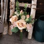 Kunstbloemen, rozen, roze roos, kunstbloemen, zijden bloemen, boeket, boeket voor huis, keuken, tafel, centerpieces, bruiloft, arrangenment, binnen en buiten, decoratie