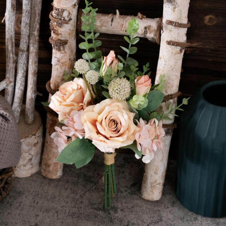 Kunstbloemen, rozen, roze roos, kunstbloemen, zijden bloemen, boeket, boeket voor huis, keuken, tafel, centerpieces, bruiloft, arrangenment, binnen en buiten, decoratie