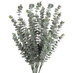 5 stuks kunstmatige eucalyptusplanten, , decoratie, eucalyptus met 3 takken, droogbloemen, decoratie voor woondecoratie, hoogte 74 cm