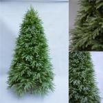 Unbeleuchtete, aufklappbare Premium-Weihnachtsbäume aus Fichte, Metallständer, aufklappbare Zweige, einfache Montage for Zuhause, Büro, Party(10FT)
