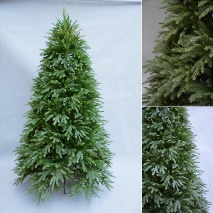 Unbeleuchtete, aufklappbare Premium-Weihnachtsbäume aus Fichte, Metallständer, aufklappbare Zweige, einfache Montage for Zuhause, Büro, Party(10FT)