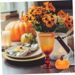 100 STK Kürbis-Ornamente Lebendige Kürbisdekore Kaminsims-dekor Kürbis Ernten Künstliche Mini-kürbisse Halloween-kürbis-Requisiten Herbstdeko Schreibtisch Belohnung Schaum