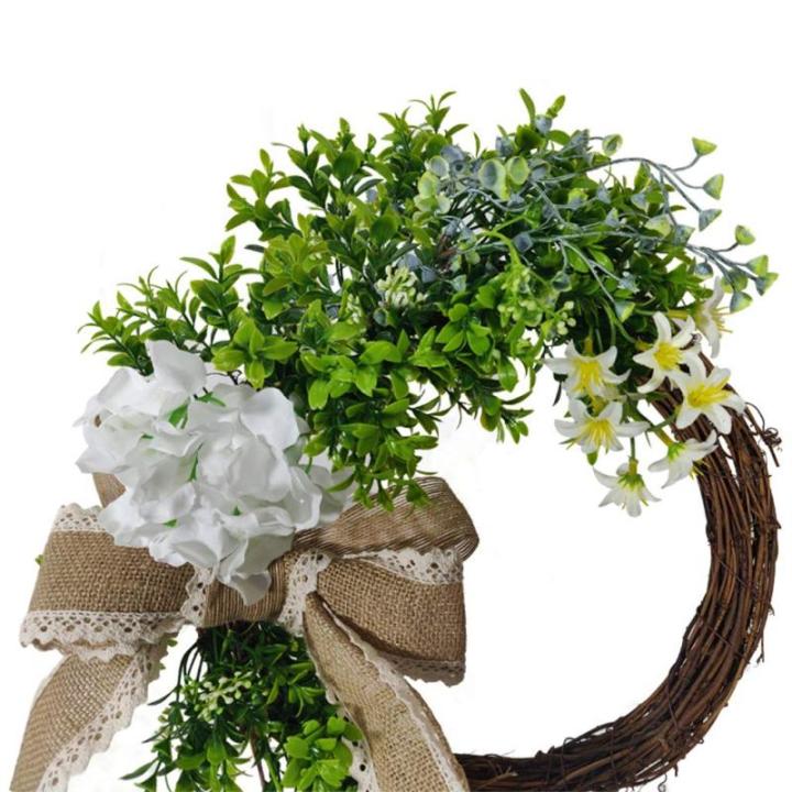 Frühling Sommer Sonnenblumen Rose Kranz Handgemachte Künstliche Girlande für Front Tür Wand Hochzeit Party Decor