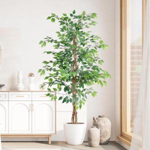 Kunstplant berkenvijg 180 cm Ficus Benjamini echt uitziend voor Balon slaapkamer kantoor tuin bruiloft party deco