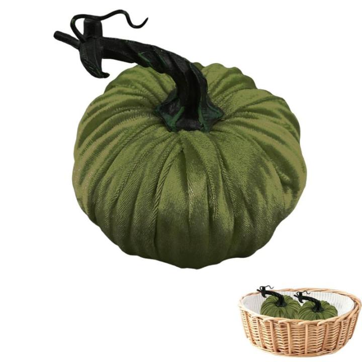 Kleine Samtkürbisse,Künstliche Kürbisse - Dekorativer Kunstschaum-,10 cm/3,9 Zoll Handgefertigte Herbsternte-Gemüse-Für Foto-Requisiten