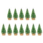 12 Weihnachtsbaum Deko Tannenbaum Für Tisch Miniaturkiefern Sisalbäume Künstlicher Christbaum Miniatur Tannenbaum Christbaum,Weihnachtsdeko