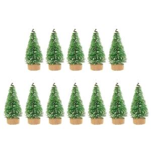 12 Weihnachtsbaum Deko Tannenbaum Für Tisch Miniaturkiefern Sisalbäume Künstlicher Christbaum Miniatur Tannenbaum Christbaum,Weihnachtsdeko