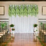 Mihunon Kunstmatige Ivy Vine 2 stuks kunstmatige ophanging Vine Planten vervalste kunststof groen Ivy Garland voor bruiloft muur buiten ophangen planten omheining spalier
