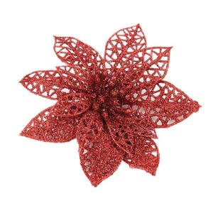 Weihnachtsblumen Künstlich-Christmas Decorations-Weihnachtsdeko Blumen-Weihnachtsschmuck Weihnachtsstern Künstlich Kunstblumen Weihnachten Weihnachtskugeln Christbaumschmuck 2024