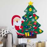 Kid Felt Christmas Tree | Wall Art Decor | Christmas Tree Wall Decor | Felt Christmas Tree | Christmas Tree For Kids Interactive Fun For Children's Rooms, Bedrooms, Dormitories