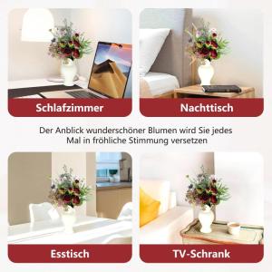 , boeket voor thuis, verjaardagsfeest, tuin, bruiloftsdecoratie, kunstplant, decoratie, bloemen, groot voor jezelf, familie, vrienden, moeder