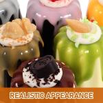 Fake Kuchen künstliche Kuchen 12 Stück Jelly Mini Kuchen Dekorationen Kuchen Modelle Foto Requisiten Kuchen Modelle Kuchen Requisiten Gefälschte Kuchen Realistisches Essen