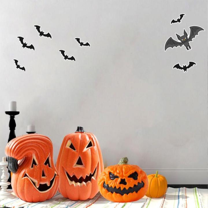 Halloween-Kürbislampe, künstlicher Kürbis, gefälschte Erntekürbisse, beleuchtete Kürbislampe für Halloween, Veranda, Party, Haustür, Kamindekoration, 17 x 17,8 cm (1#)
