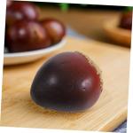 1 Satz Schaumkastanie Lebensechte Kastanien Künstliches Kastanienmodell Künstliche Kastanien Schaumfruchtmodell Simulationsnüsse Lebensechte Nussdekoration Food-Modell Coffee 30