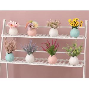 Kunstblumen Künstliche Blumen, Pflanzen, grüner Bonsai, künstliche Blumentopfornamente, Wohnzimmer-Restaurant-Dekoration mit Vasen für jeden Anlass