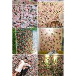 Künstliche Blumenwand, Künstliche Blumenwand Aus Seidenrose, Verwendet Für Hochzeiten, Rayon-Blumenwand, Verwendet Für Partys, Kirchenwände, Bühnenhintergrund(F,2m*2m)