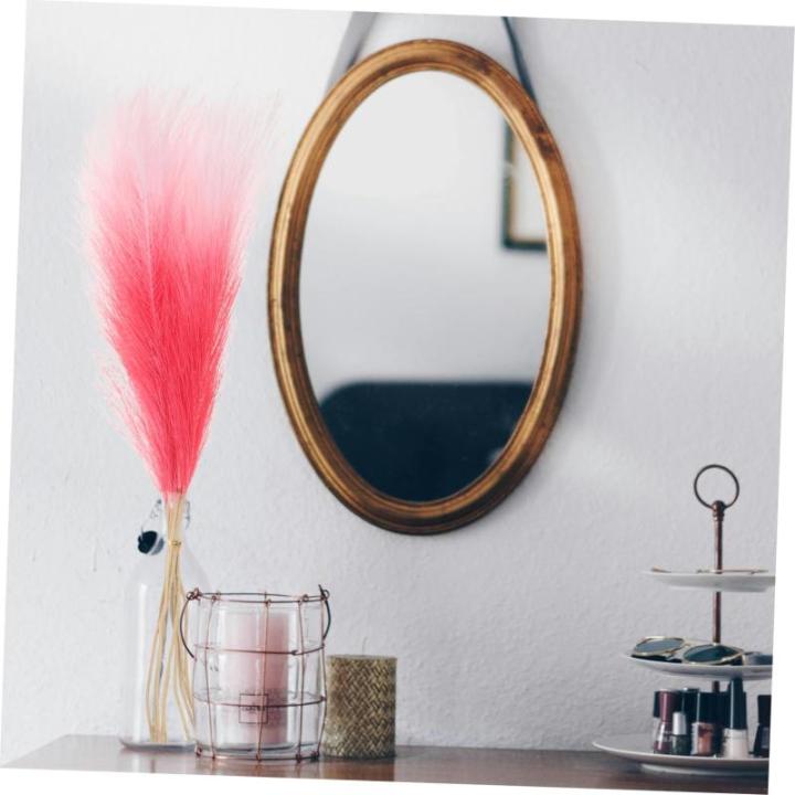10st -Dekoration Layout-Requisiten Schilf Für Vase Schilf Arrangements Für DIY Gefälschte Pampas Schilf Für Blumenstraußdekor Gefälschte Schilfsträuße Schilfdekore Stoff