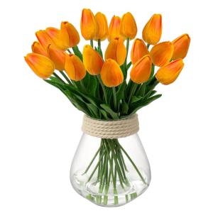 10 stuks kunstbloemen, kunstbloemen, tulp, kunstbloemen, tulp, bloemenboeket, latex, bloemen, zijde, tulp, real-touch, voor thuis, feest, bruiloftsboeket, tuindecoratie